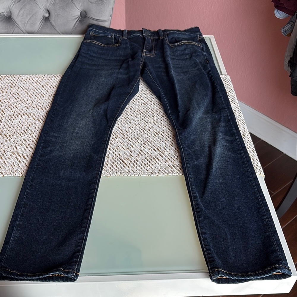 Lucky Brand Men's Deep Indigo Straight Jeans